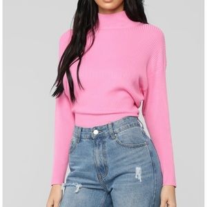 Ribbed Turtle Neck Sweater